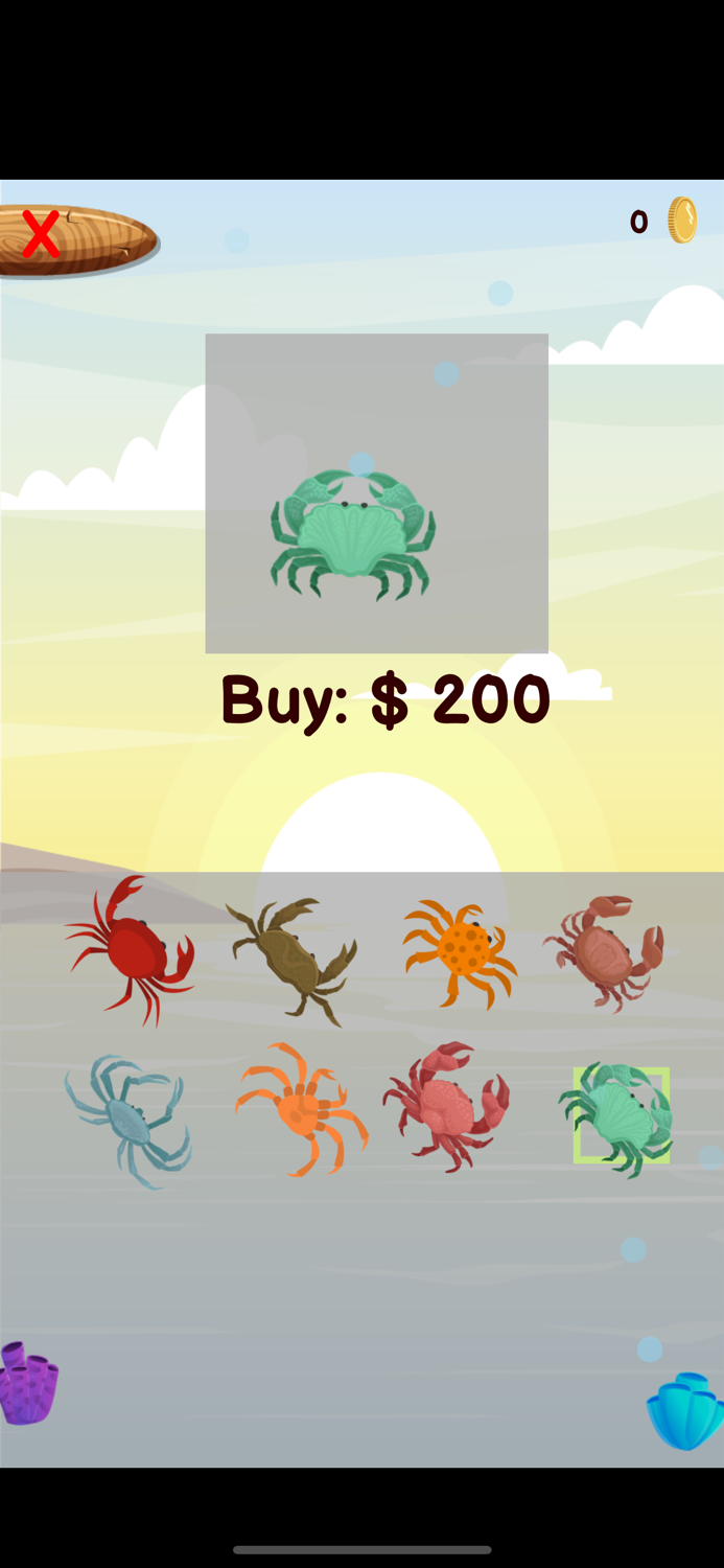 Crab - Survival on the beach