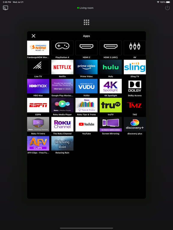 Universal Remote TV For Roku screenshot 2