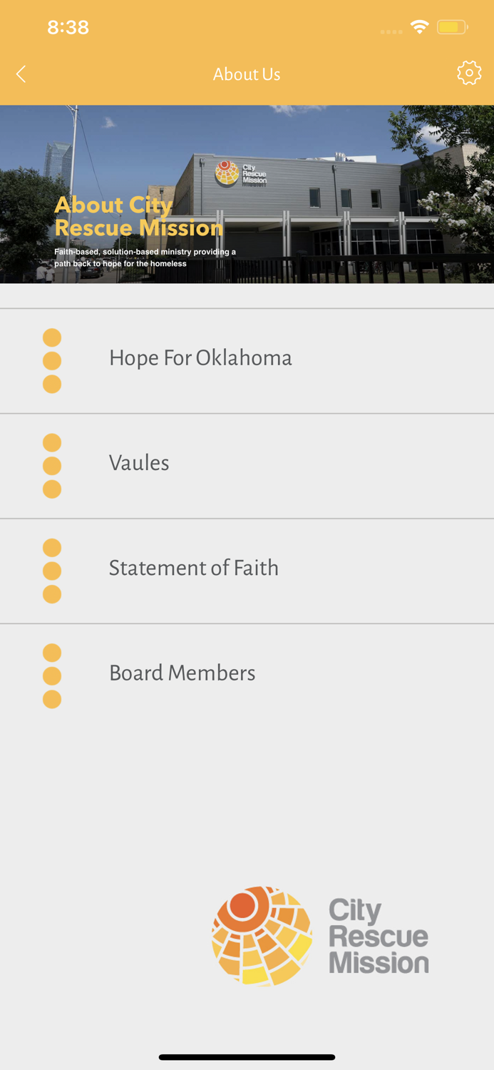 City Rescue Mission App