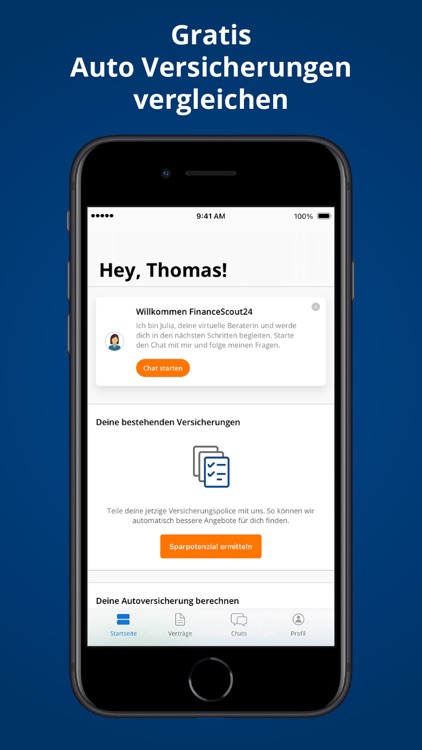 FinanceScout24 Insurance Check