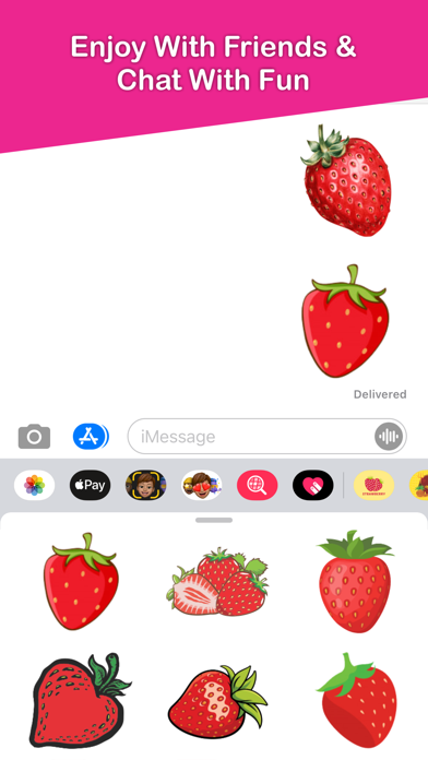 Strawberry Emojis screenshot 4
