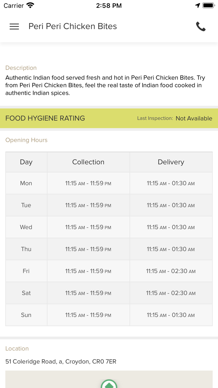 Peri Peri Chicken Bites