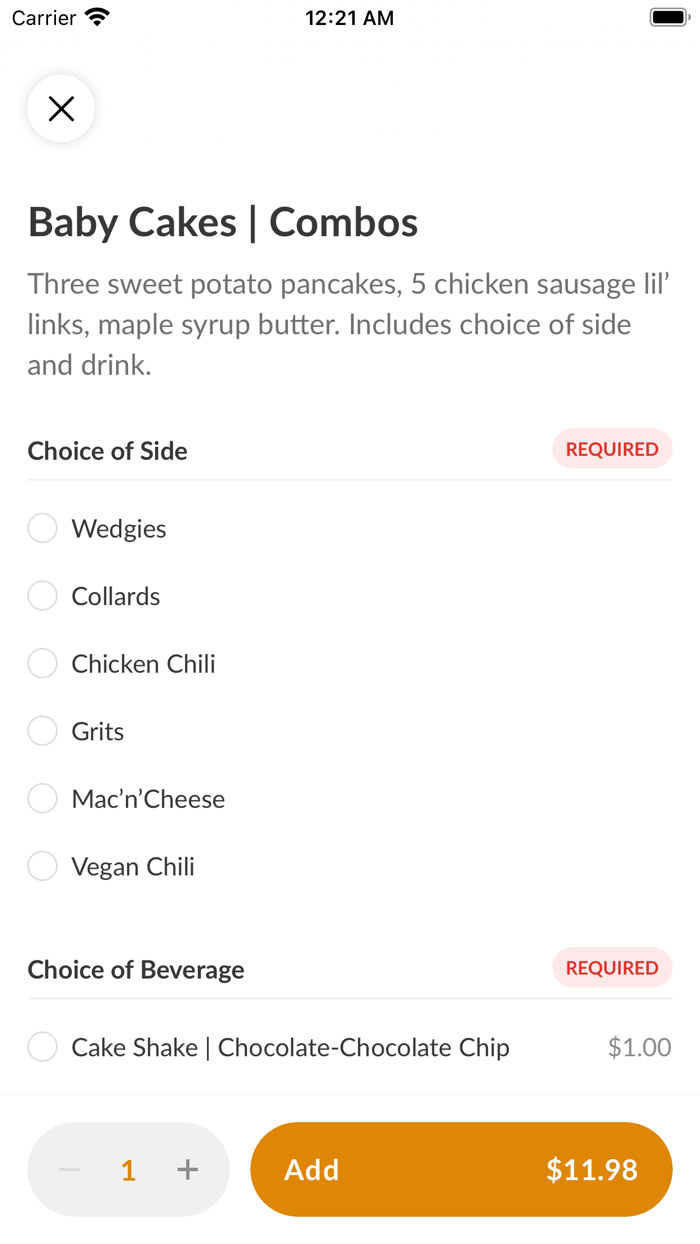 Delias Chicken Sausage Stand