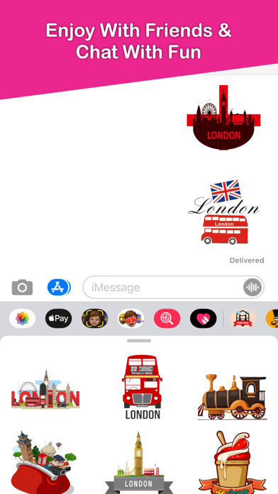 London Paris Stickers Pack screenshot 4
