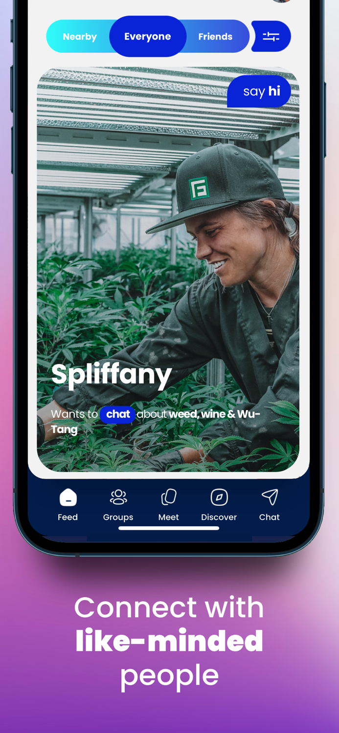 High There Weed  Friends App