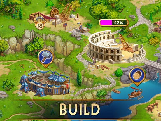 Jewels of Rome・Building Empire iPad app afbeelding 1