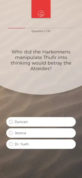 Game screenshot Dune Trivia (unofficial) apk