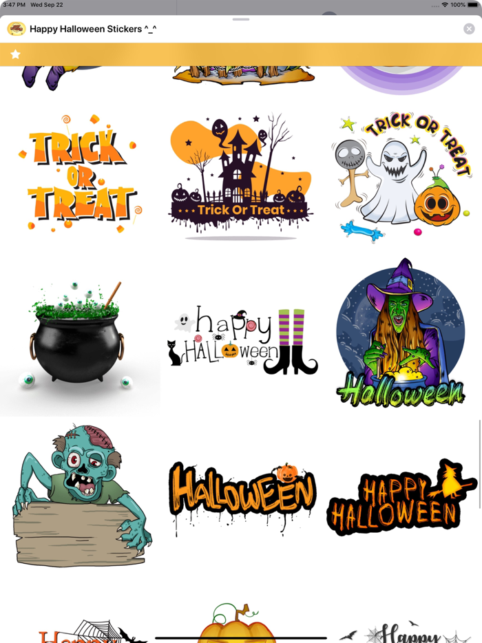 Happy Halloween Stickers