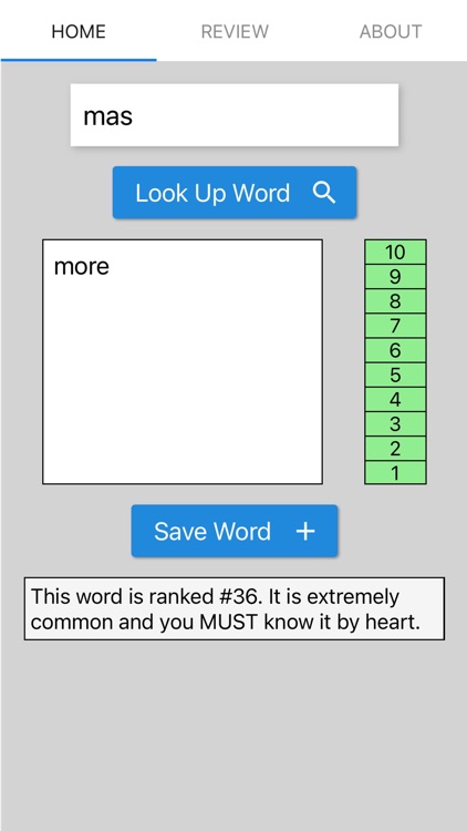 Spanish Frequency Dictionary