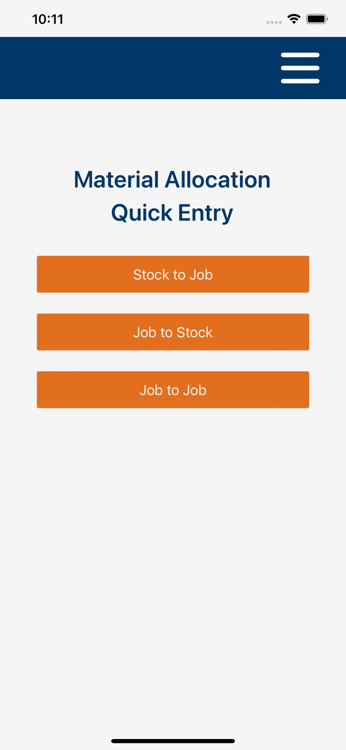 E2 MFG Material Allocation
