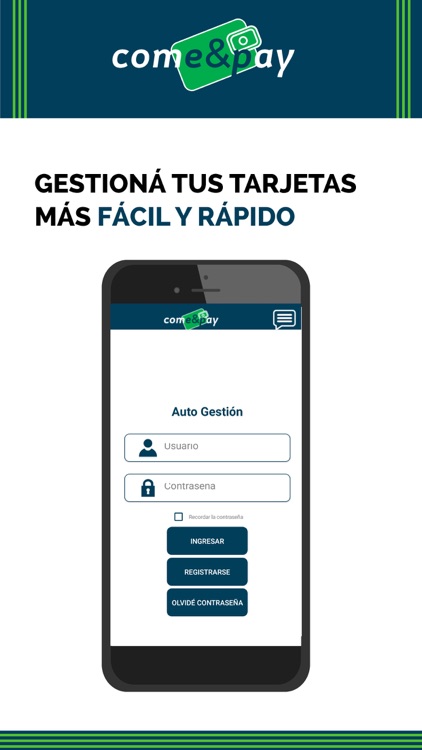 AutoGestión Come & Pay