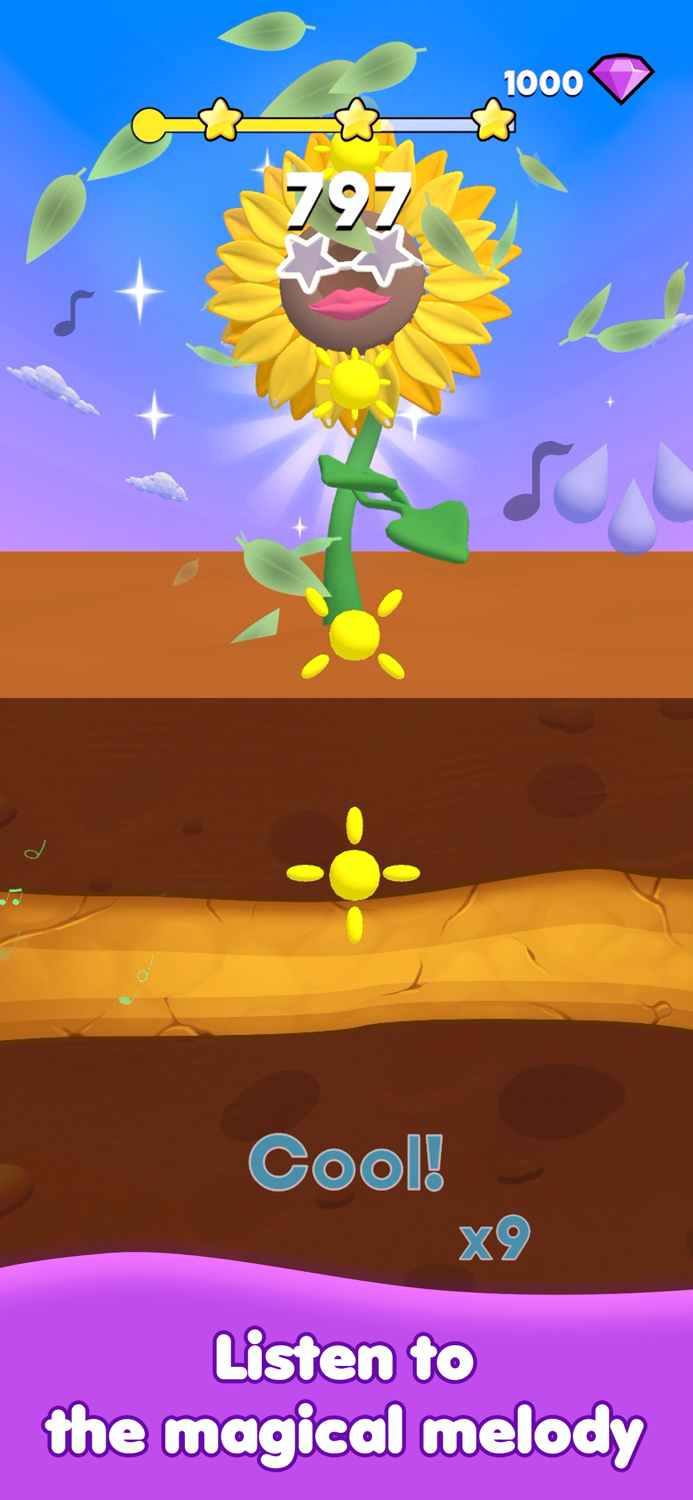 Dancing SunflowerRhythm Music