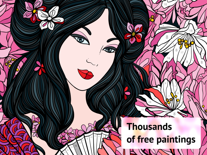 Paint Games Colour by Numbers