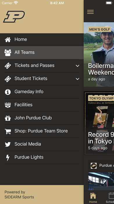 Purdue Athletics screenshot 3