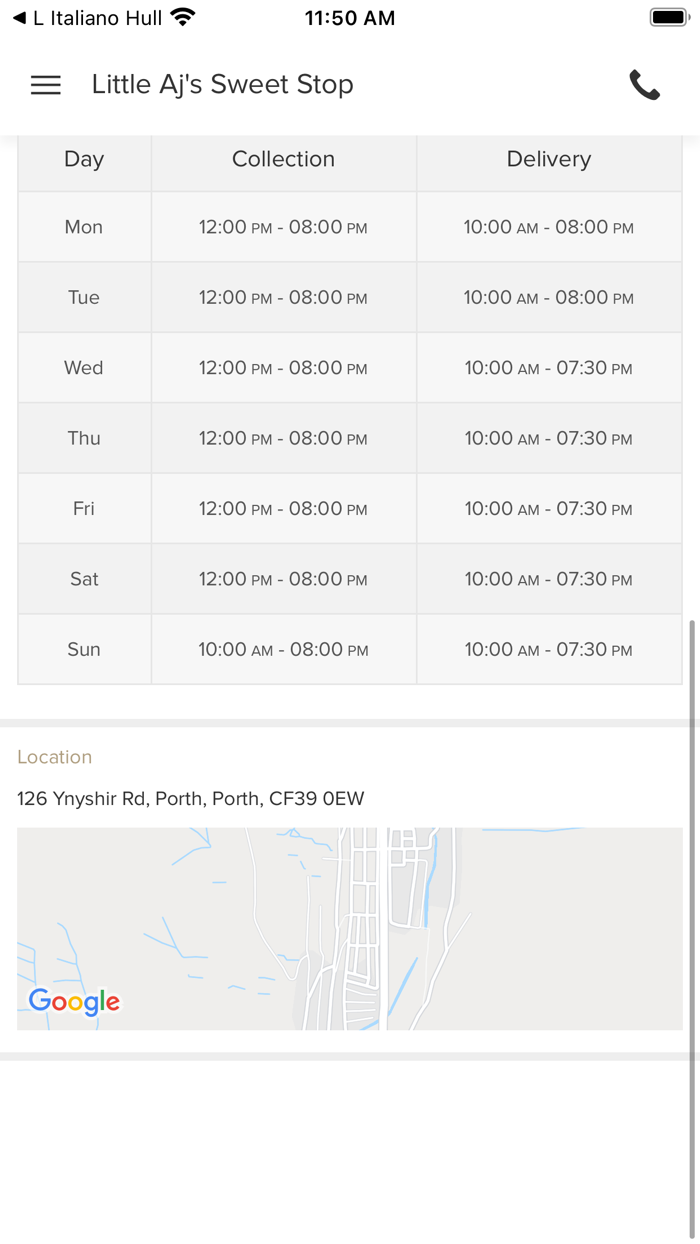 Little Ajs Sweet Stop