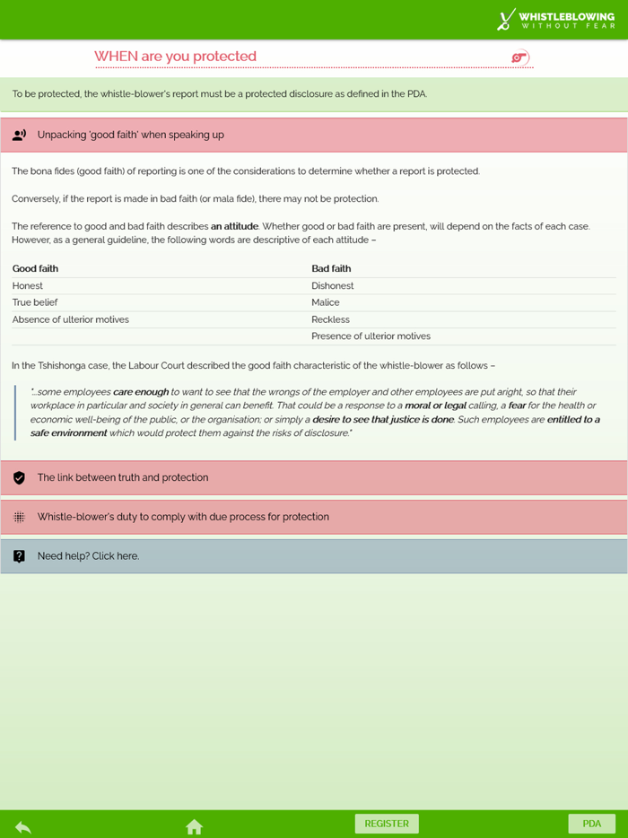 Whistleblowing Without Fear