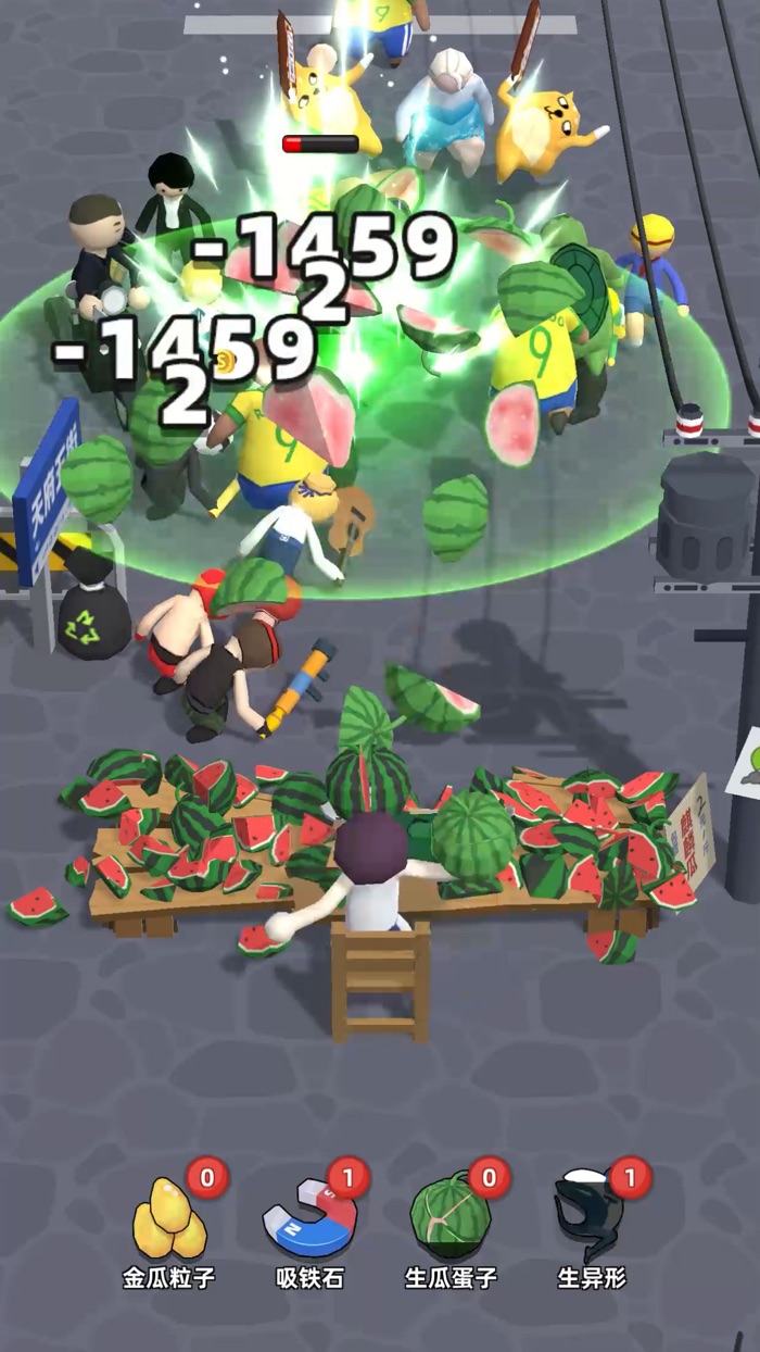 西瓜摊主大战买瓜人