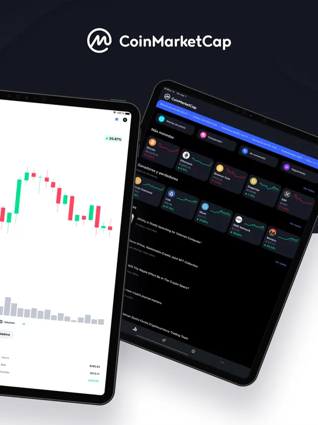 Captura de Pantalla 2 CoinMarketCap: Criptomonedas iphone