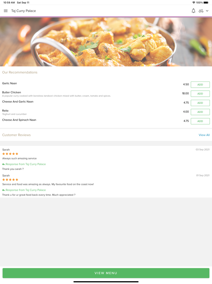 TajCurryPalace PacificParadise