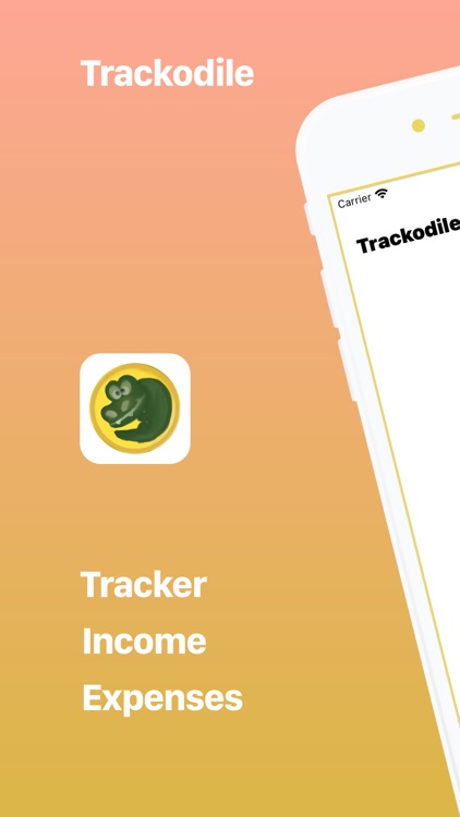 Trackodile - incomes, expenses