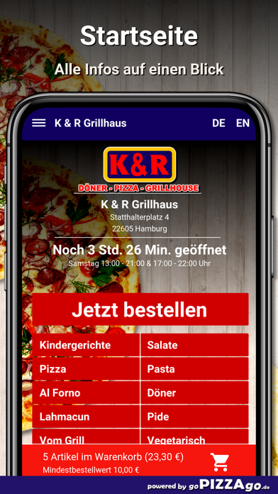 K & R Grillhaus Hamburg screenshot 2