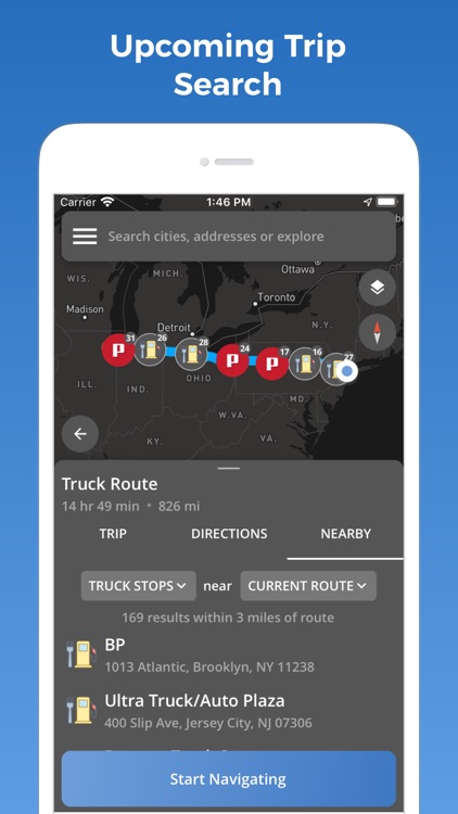TruckMap - Truck GPS Routes screenshot-3