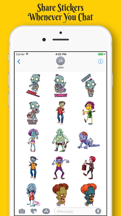 Zombie Survival Stickers