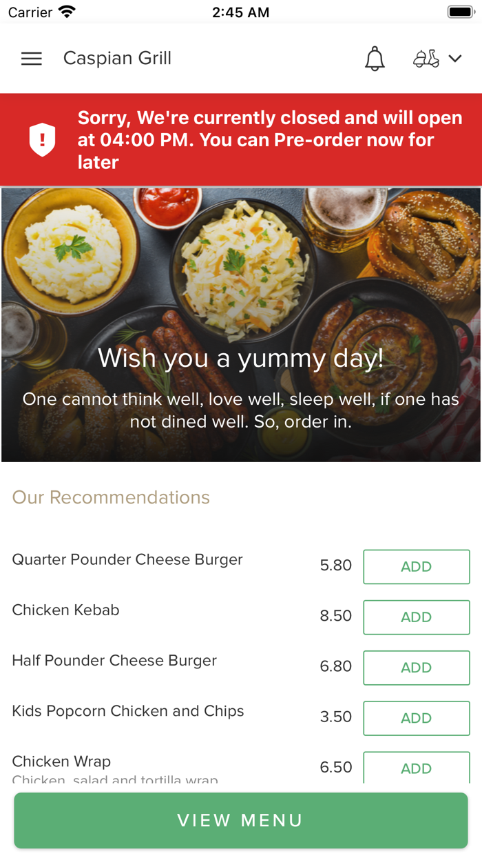 Caspian Grill Annan.