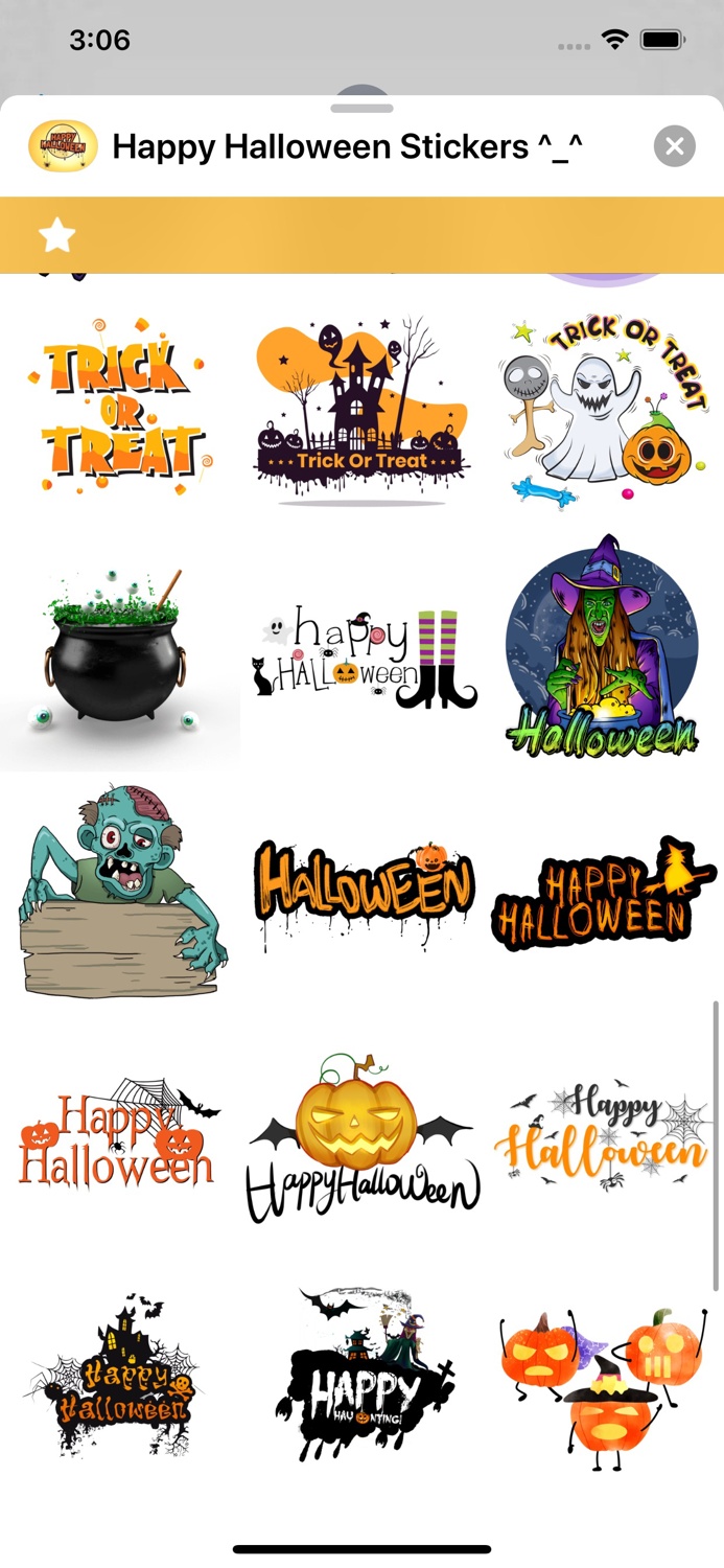 Happy Halloween Stickers