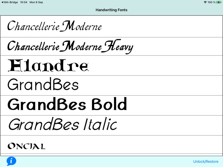 【图】Calligraphic Fonts Mobile(截图3)