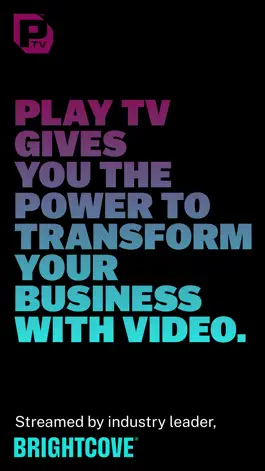 Game screenshot PLAY TV Streamed by Brightcove apk