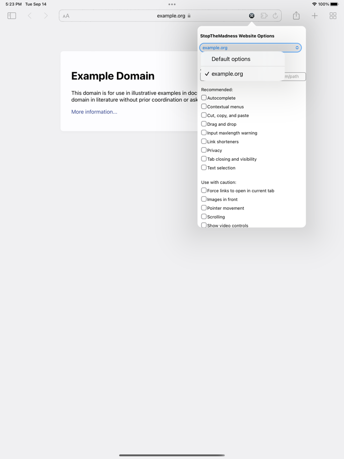 StopTheMadness Mobile
