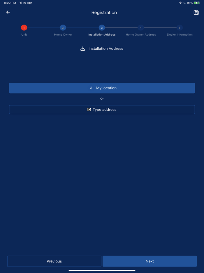 DS Warranty Registration