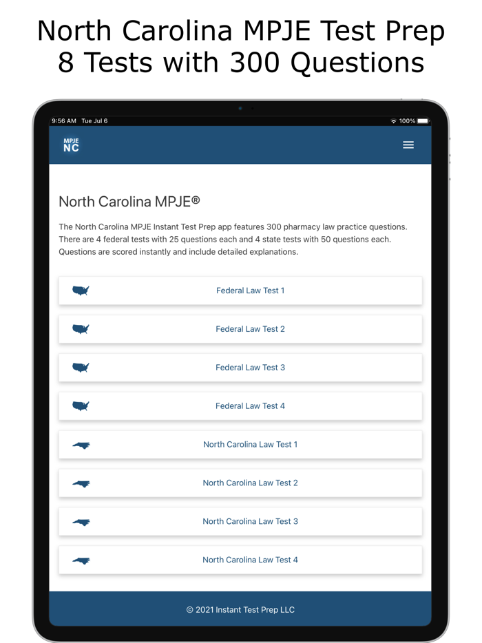 MPJE North Carolina Test Prep