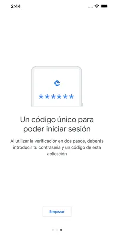Obrázek 3 Google Authenticator iphone