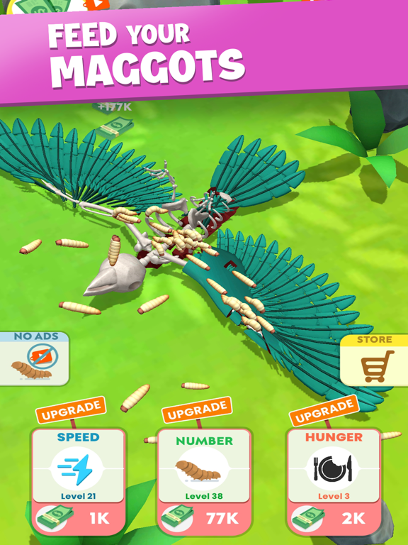 iPad Image of Idle Maggots - Simulator Game