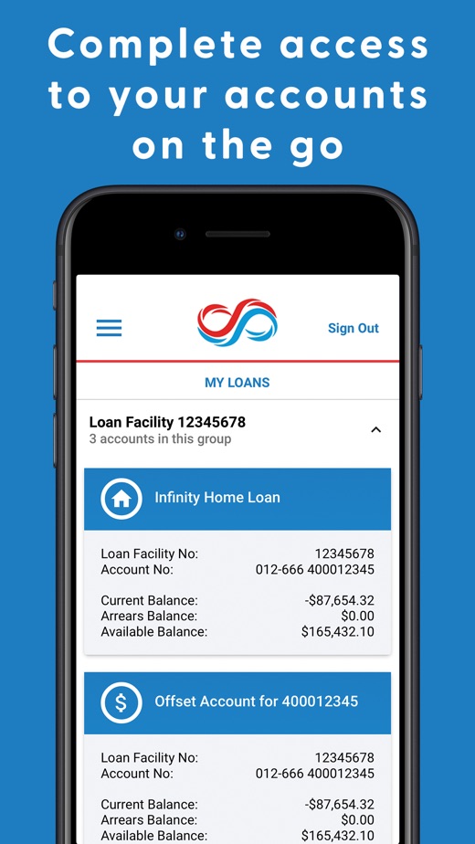 【图】Infinity Mobile Banking(截图3)