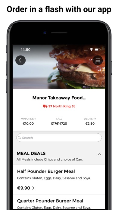 How to cancel & delete Manor Takeaway Foods from iphone & ipad 1