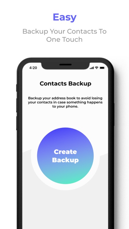 Contacts Backup - Contacter