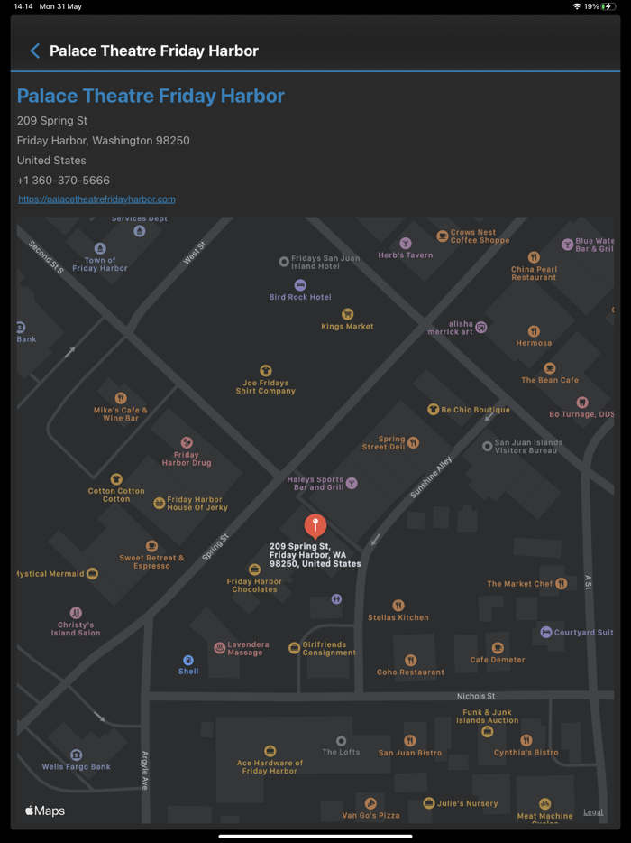 Palace Theatre Friday Harbor