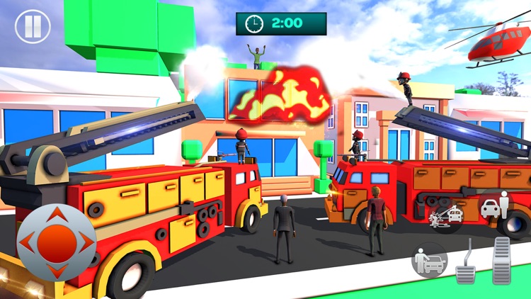 911 emergency fire truck game