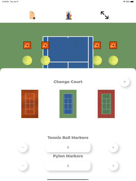 Tennis Playboard screenshot 2