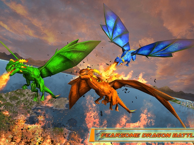 Flying Dragon War Robot Arena on the App Store