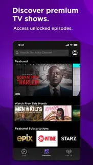 roku channel: movies & live tv iphone screenshot 4
