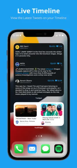 Game screenshot Twidget - Widget for Twitter apk