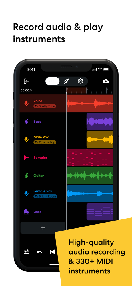 Bandlab Music Making Studio Overview Apple App Store Us