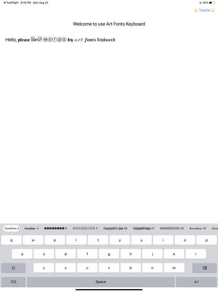 Art Fonts-Keyboard InputMethod
