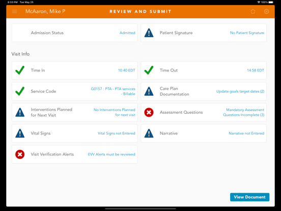 Screenshot #5 pour MatrixCare Clinical