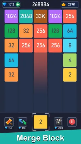 Game screenshot 2048 Merge - Number Puzzle mod apk