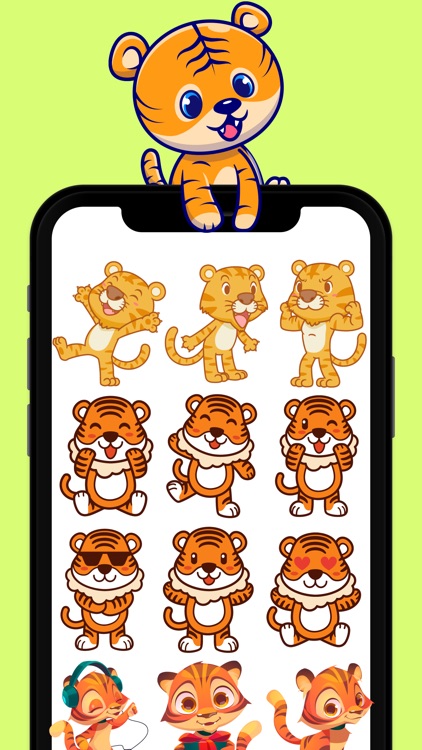 Baby Tiger Stickers!